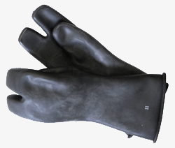 3-fingerhandskar Latex