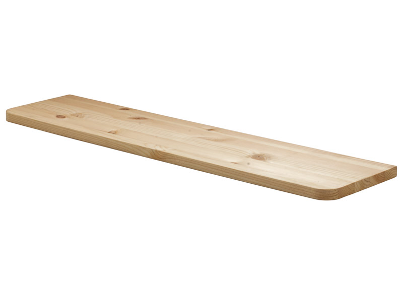 Smaller shelf board wood 80 cm - old-style wooden shelf