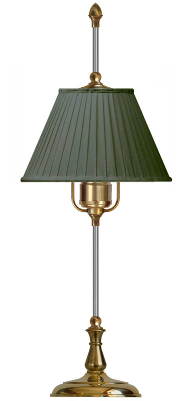 Classic Table Lamp Kellgren Brass, Small Brass Lamp With Black Shade