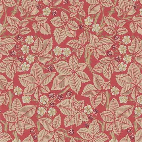 Honeysuckle and Tulip by Morris  Red  Gold  Wallpaper  Wallpaper Direct