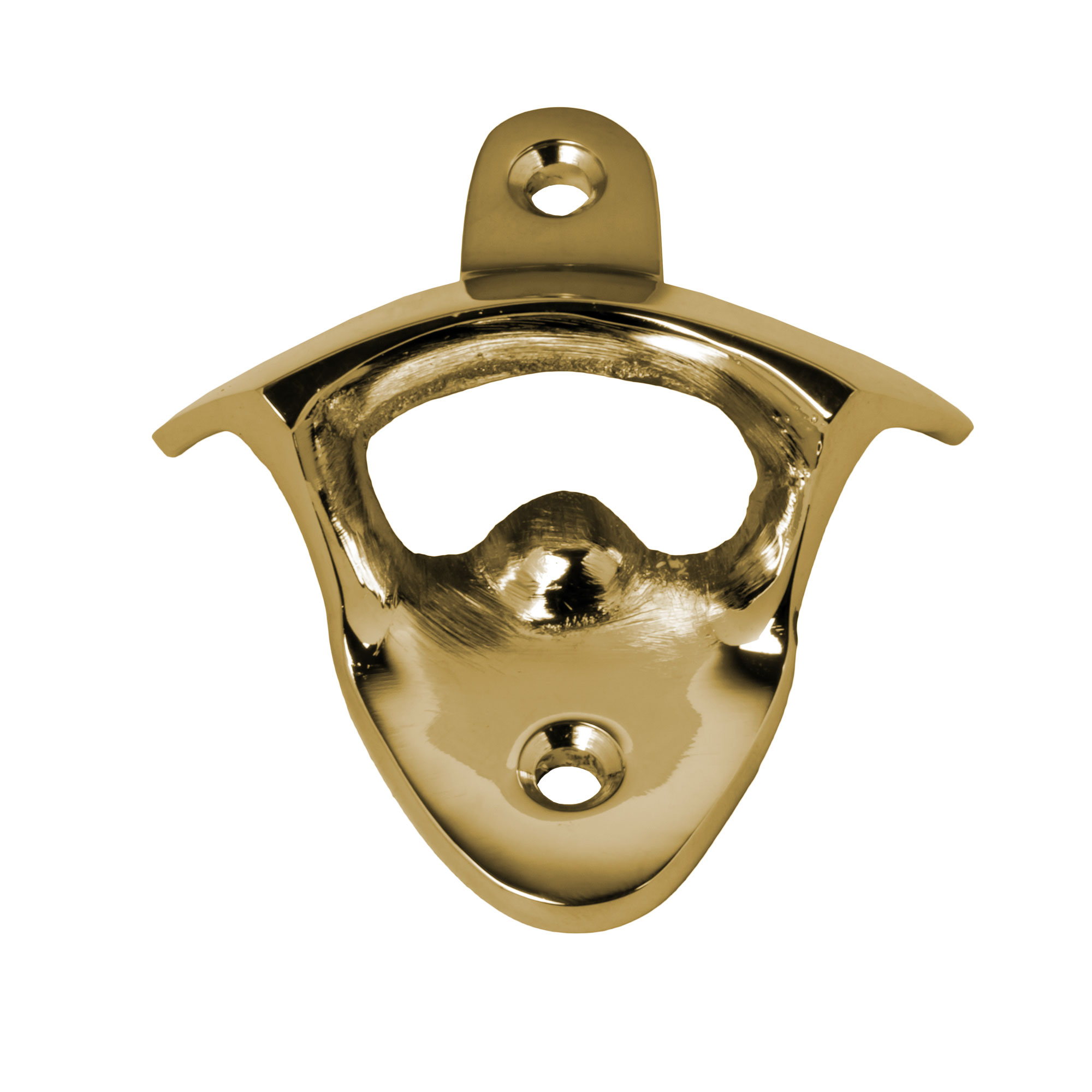 Bottle Opener Brass - Wall Mounted