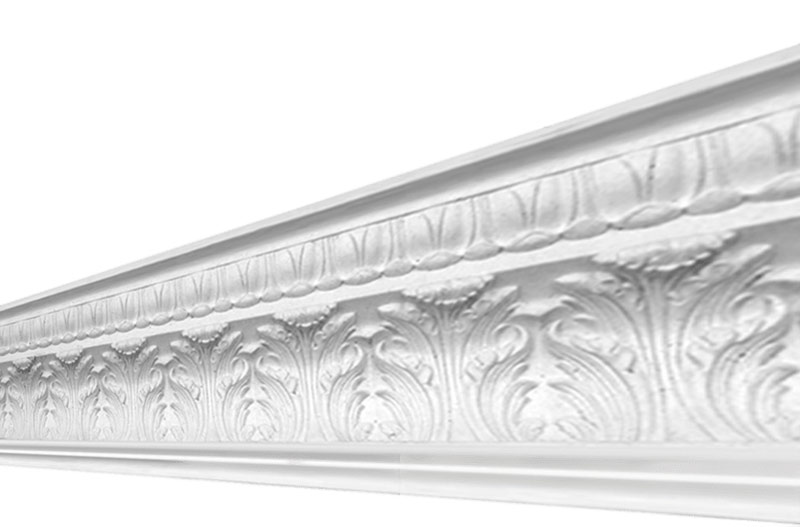 Cornice a scalare bianca 50x60