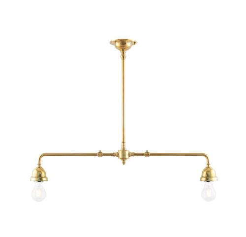 Game table lamp 60 brass