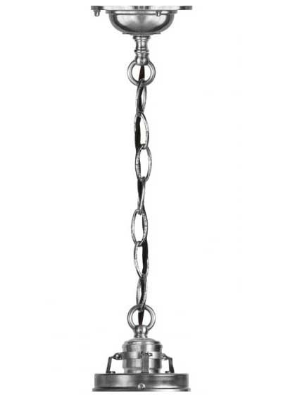 Chain pendant nickel-plated brass