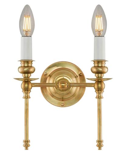 Vegglampe - Wivallius brass - arvestykke - gammeldags dekor - klassisk stil - retro - sekelskifte