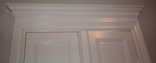 Door crown moulding - Stockholm 1897 - old style - vintage style - classic interior - retro