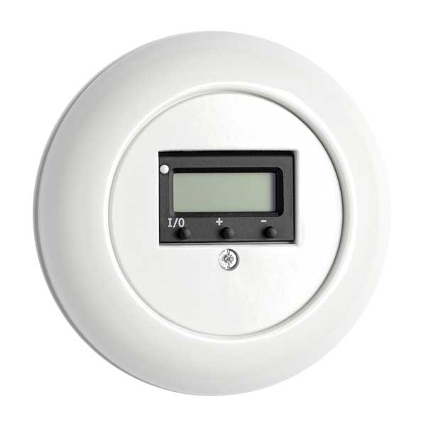 Digital termostat insats - Vit porslin - gammaldags inredning - klassisk stil - retro -sekelskifte