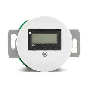 Digital termostatindsats - hvidt porcelæn