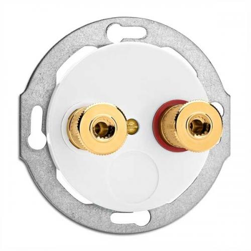Speaker wall socket insert - Porcelain WBT