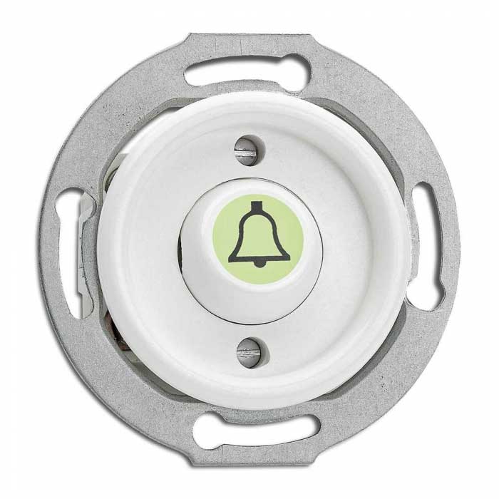 Light Switch insert duroplast - Rocker glow-in-the-dark button doorbell
