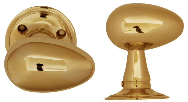 Door Handle - Egg handle (M) - old style - vintage interior - classic style - retro - old fashioned style