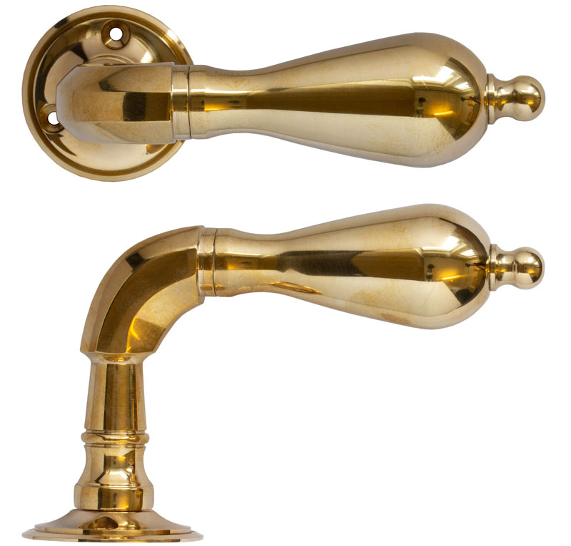 Door handle - Exterior Doors - Classic - Brass