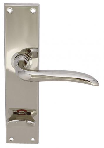 Door handle - Låsbolaget long plate (F) - old fashioned style - classic interior - old style - vintage style