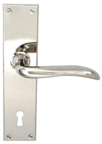 Door handle - Låsbolaget long plate (F) - old style - vintage style - retro - classic interior