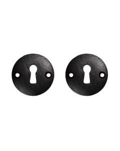 Keyhole Escutcheon - Cast Iron 53 mm