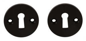 Nyckelskylt - Bakelit 45 mm - sekelskiftesstil - gammaldags inredning - retro - klassisk stil