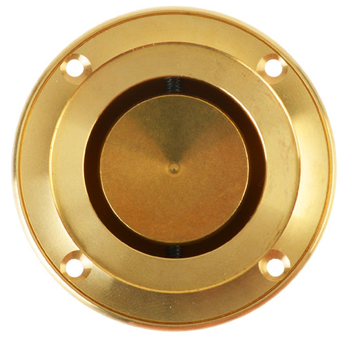 Round sliding door handle - Næsman 168 brass - old style