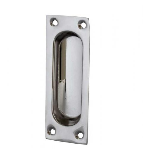 Sliding door handle - Nickel 95x34 mm