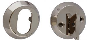 Zylinderknauf & Zylinderring - Nickel, 55 mm