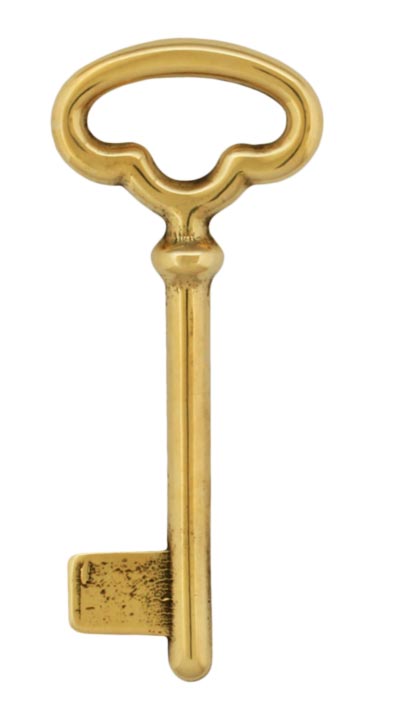 Altmodischer Schlüssel - Messing