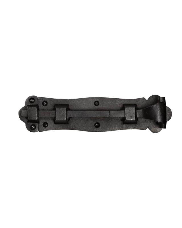 Black Slide Bolt - Cast Iron 22 cm (8.66 inches)