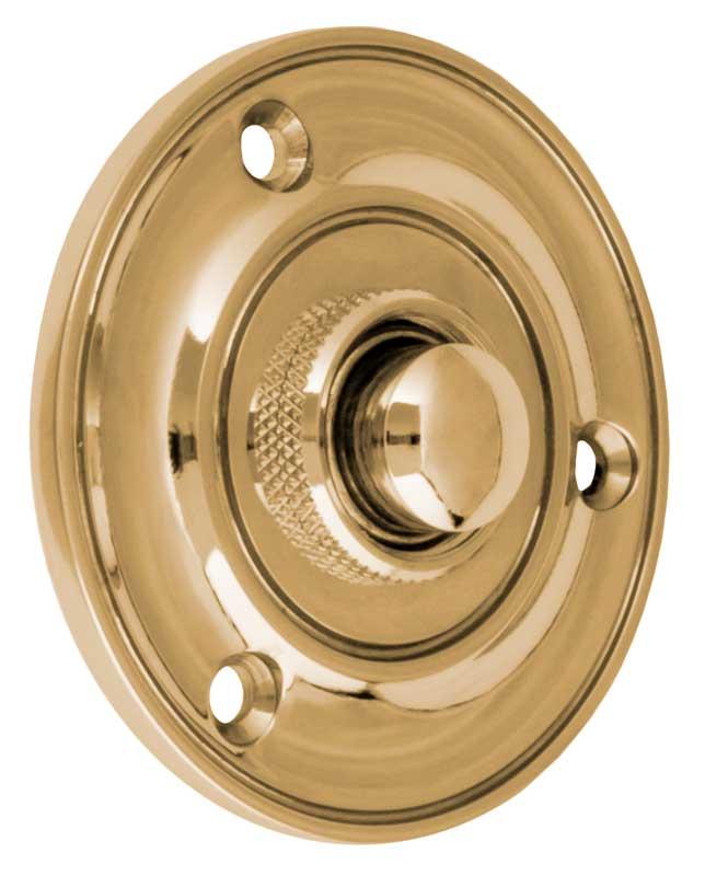 Bell Push - Round brass