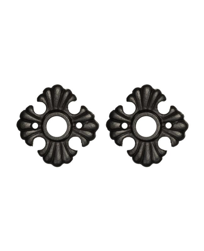 Escutcheon Plate - Ornamental Cast Iron 72 mm