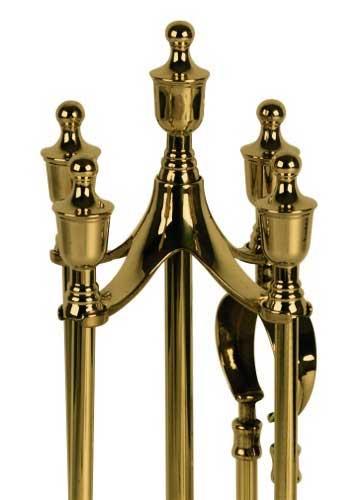 Fire tool set - Gustaf brass