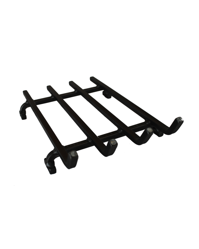 Wrought Iron Firewood Grate – Tiled Stove