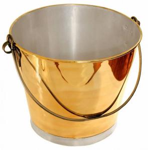 Log bucket - Brass