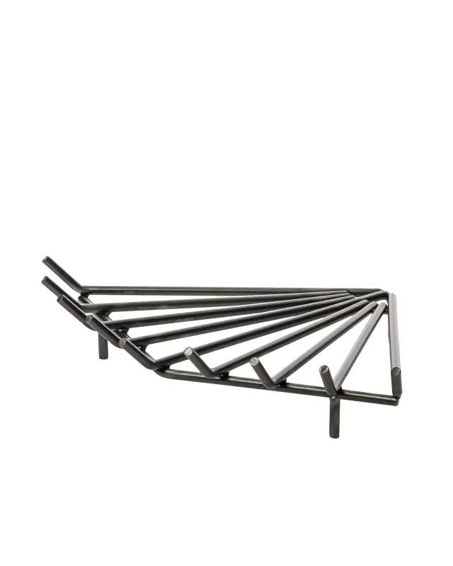 Fire Grate Wrought Iron - Large Corner Grate