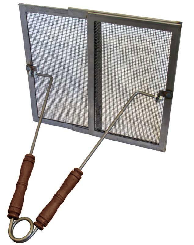 Fire guard for tiled stoves - Iron