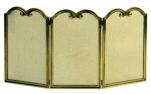 Fire Guard brass - Kringla - old style - vintage style - classic interior - retro