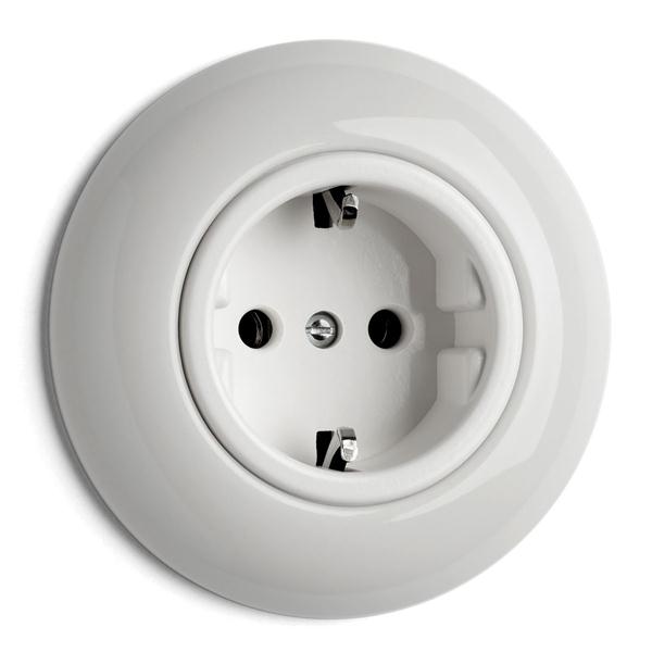 Outlet - Single porcelain - old style - vintage interior - old fashioned - classic style