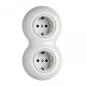 Outlet - Double porcelain - old style - vintage interior - old fashioned - classic style
