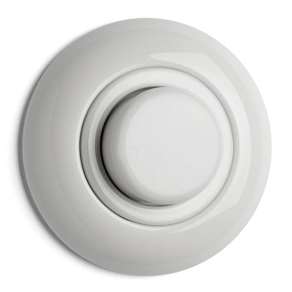 Switch round porcelain - dimmer 20-500W - old style - vintage interior - old fashioned - classic style