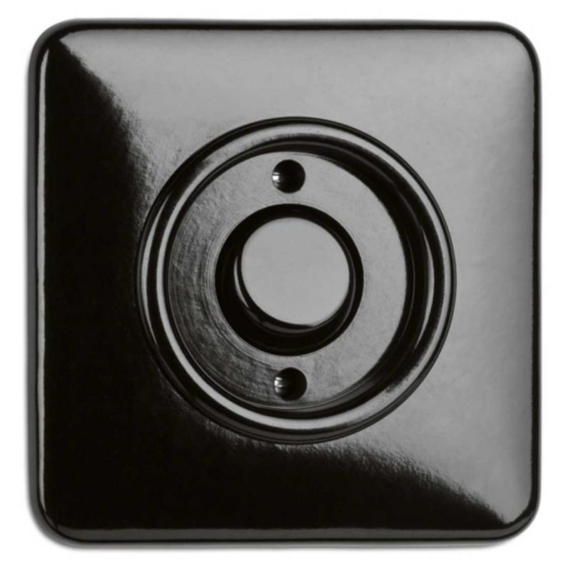 Square Bakelite Switch - Push-Button Dimmer