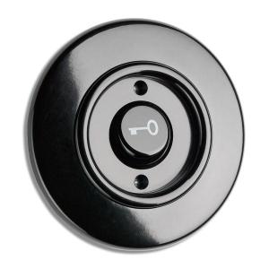 Switch round bakelite - Door opening button - old style - vintage style - retro - classic interior