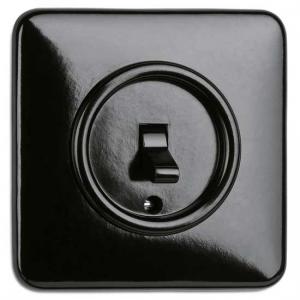 Switch square bakelite - Toggle switch alternation