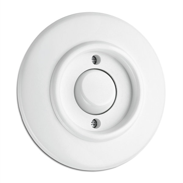 Switch round duroplast - Push-dimmer - old style - vintage style - retro - classic interior