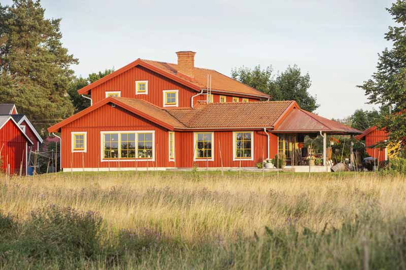 Falu Rödfärg - Slamfärg Original Röd