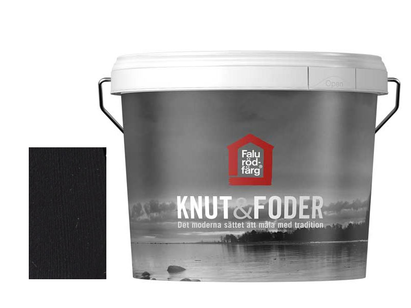 Falu Rödfärg - Knut & Foder Black 3L
