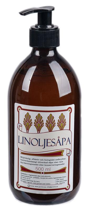 Linseed Oil Soap - Almond 0.5 L