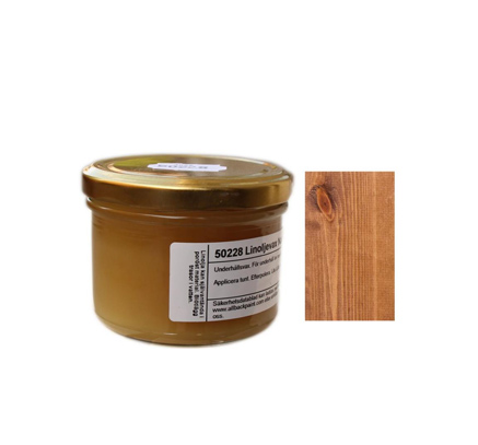 Linseed oil: purified Swedish oil for impregnation of wood