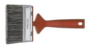 Red paint brush for handle - old style - vintage interior - old fashioned style