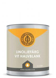 Linoljefärg Vit Halvblank 0 - sekelskifte - gammaldags inredning - retro - klassisk stil