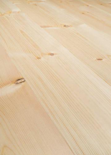 Pine floor  - 25x160 mm, 8 %