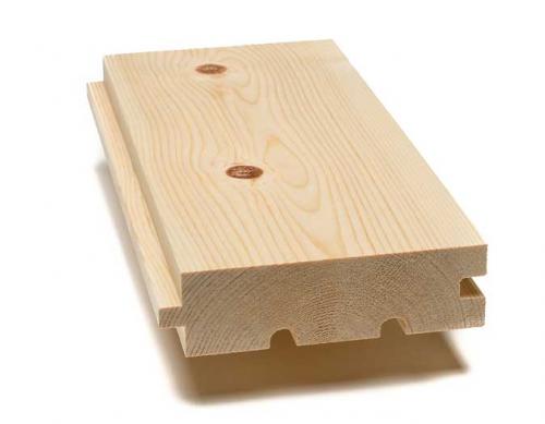 Pine floor  - 40x135 mm, 8 %