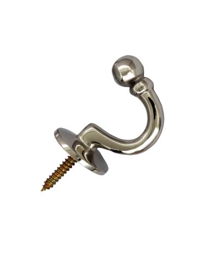 Hook - Single hook nickel