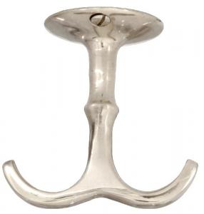 Hat rack hook - Anchor hook nickel - old fashioned - old style